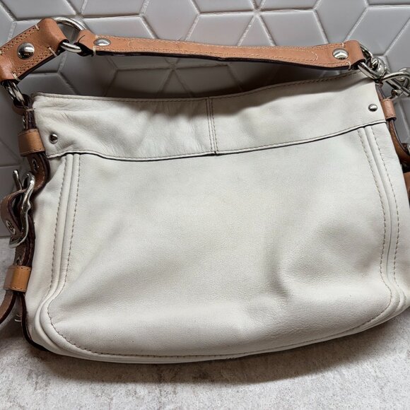Vintage Leather Coach Hobo Hand bag - Picture 9 of 14